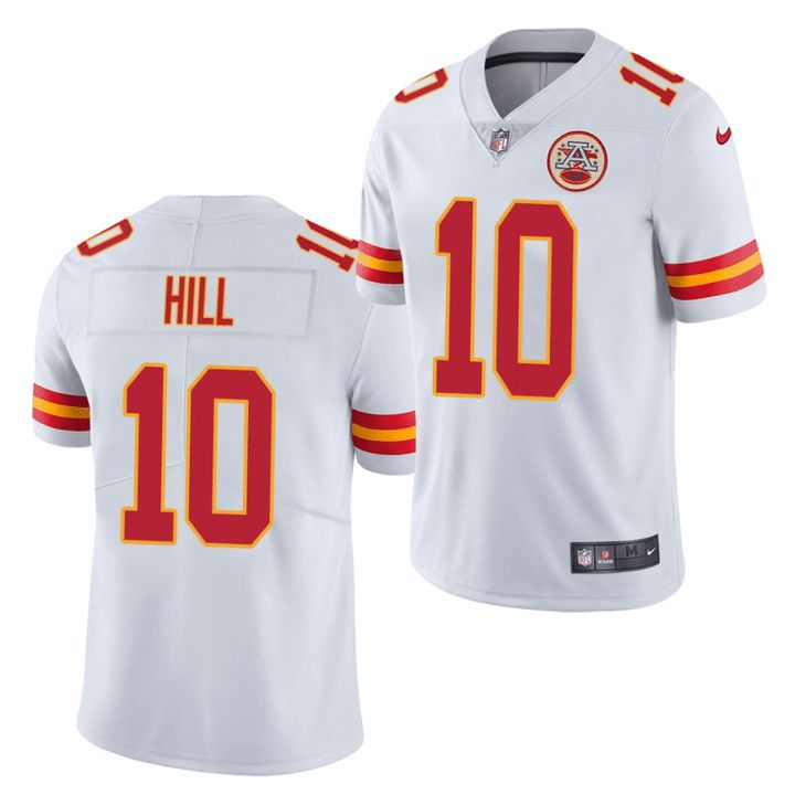 Men Kansas City Chiefs #10 Tyreek Hill Nike White Limited NFL Jersey->kansas city chiefs->NFL Jersey
